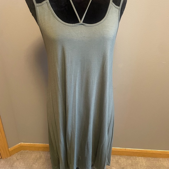 Medium olive green dress - Picture 3 of 6